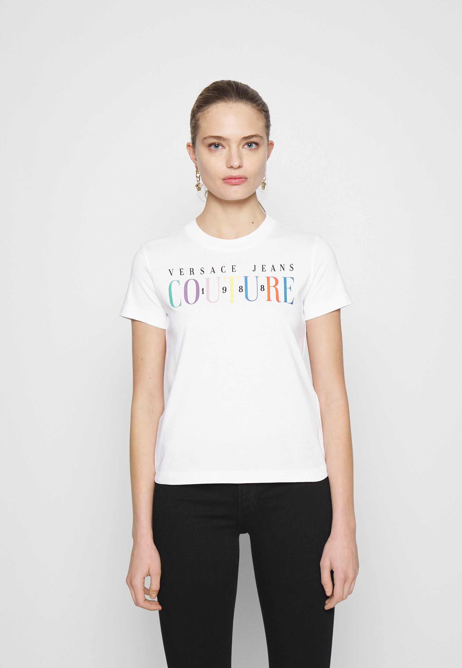 Versace Jeans Couture T-shirt con stampa - white/bianco - Zalando.it
