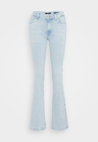 SLIM ILLUSION ARISE - Bootcut jeans - light blue