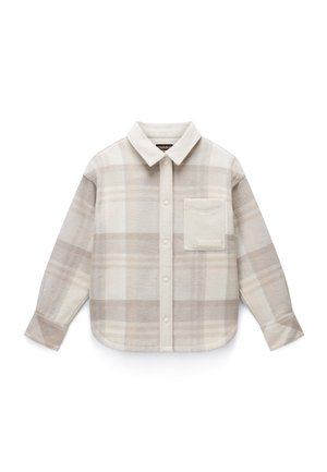 Napapijri LAUGEN CHECK - Bluza s gumbima - beige