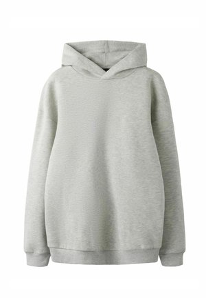 REGULAR FIT - Pulover s kapuco - light grey melange