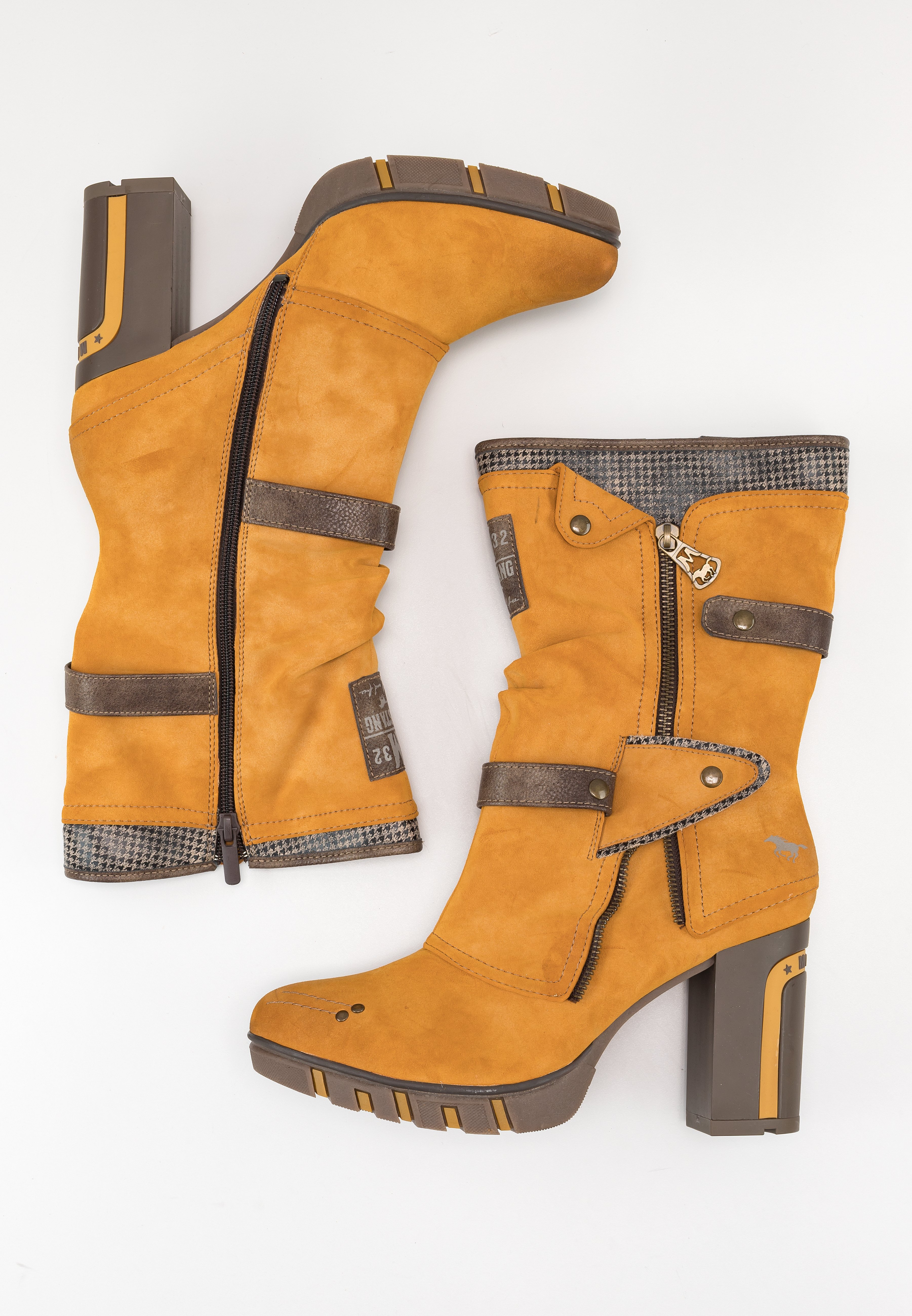 Mustang Botines - orange/naranja - Zalando.es