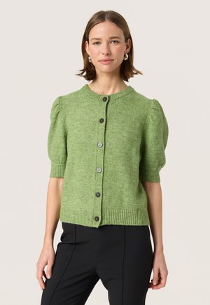 Soaked in Luxury Strickjacke - smoke green melange