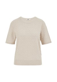 Osnovna majica kratkih rukava - beige