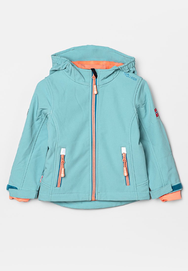 Trollkids Softshelljas blauw
