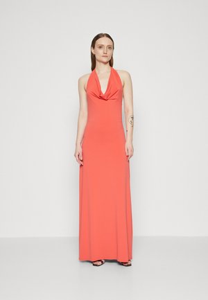 FLAVIA LONG DRESS - Vestido de fiesta - vivacious coral