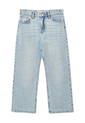 LUNGO APPLICAZIONI - Jean droit - blu denim chiaro