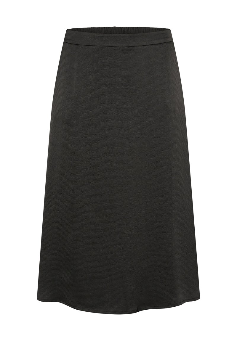Kaffe Curve A-lijn rok gemêleerd zwart