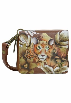 ANUSCHKA HANDPAINTED RFID - Portemonnee - cleopatra's leopard tan