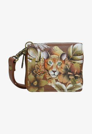 ANUSCHKA HANDPAINTED RFID - Portemonnee - cleopatra's leopard tan