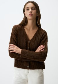 Jimmy Key - CABLE - Gilet - brown Image miniature 1