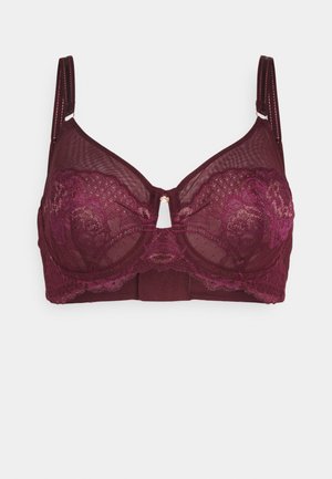 WILD FLORALE - Underwired bra - claret