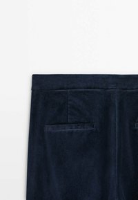 Massimo Dutti Pantalon classique - mottled dark blue