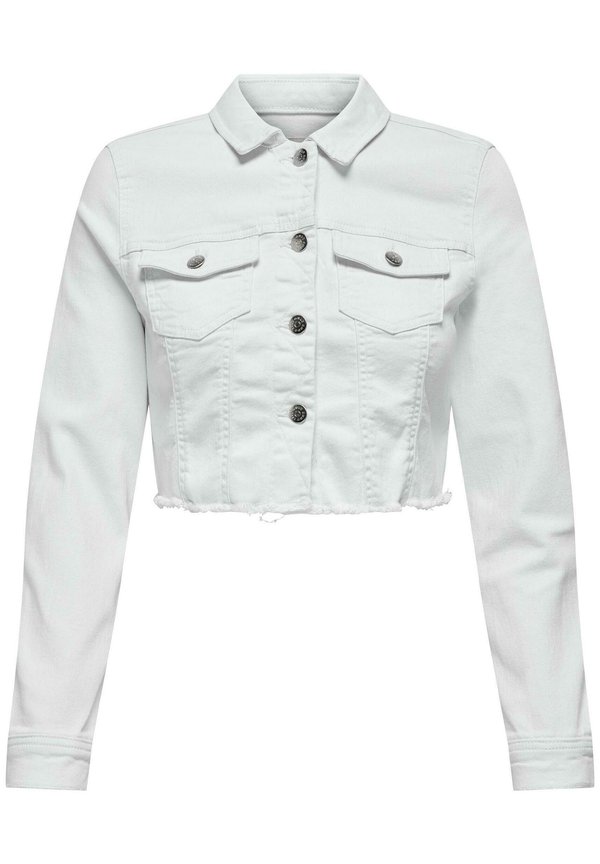 ONLWONDER LS CROPPED - Denim jacket4