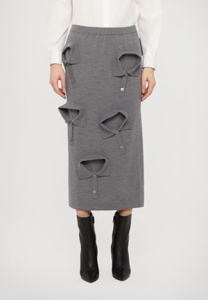 SKIRT - Maxi skirt - grey