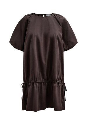 Nümph, NUTABITHA SHORT DRESS - Freizeitkleid - black coffee
