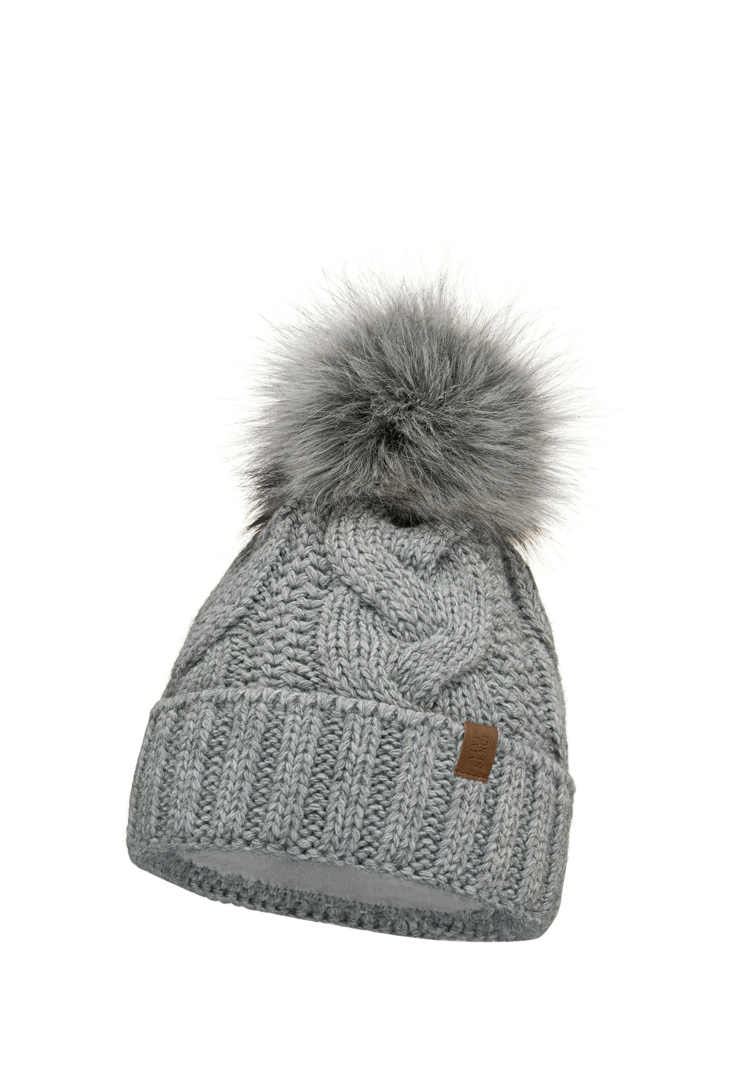 Vivisence Beanie - light grey/mottled grey - Zalando