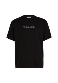 SHADOW EMBOSSED LOGO - Print T-shirt - ck black