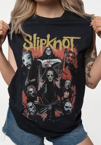 Paradiso Clothing SLIPKNOT COME PLAY DYING MUSCLE - Top - black