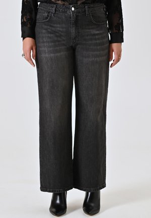 CURVY NERI - Relaxed fit jeans - black
