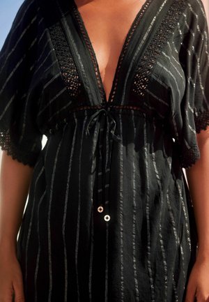Next TRIM COVER-UP KAFTAN - Denní šaty - black