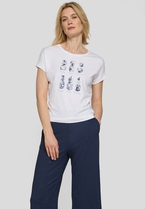 Rabe, RABE T-SHIRT - Print T-shirt - weiß