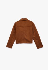 Imitatieleren jas - brown