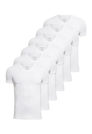 6 PACK BLØD V-HALS  - Undertrøjer - white