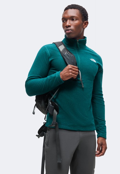 The North Face TEXTURED CAP ROCK 1/4 ZIP - Fleece jumper - pacific teal heather — foto 4