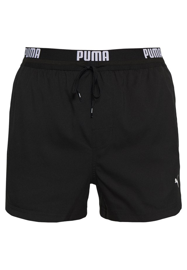 SWIM MEN LOGO LENGTH - Badeshorts - black