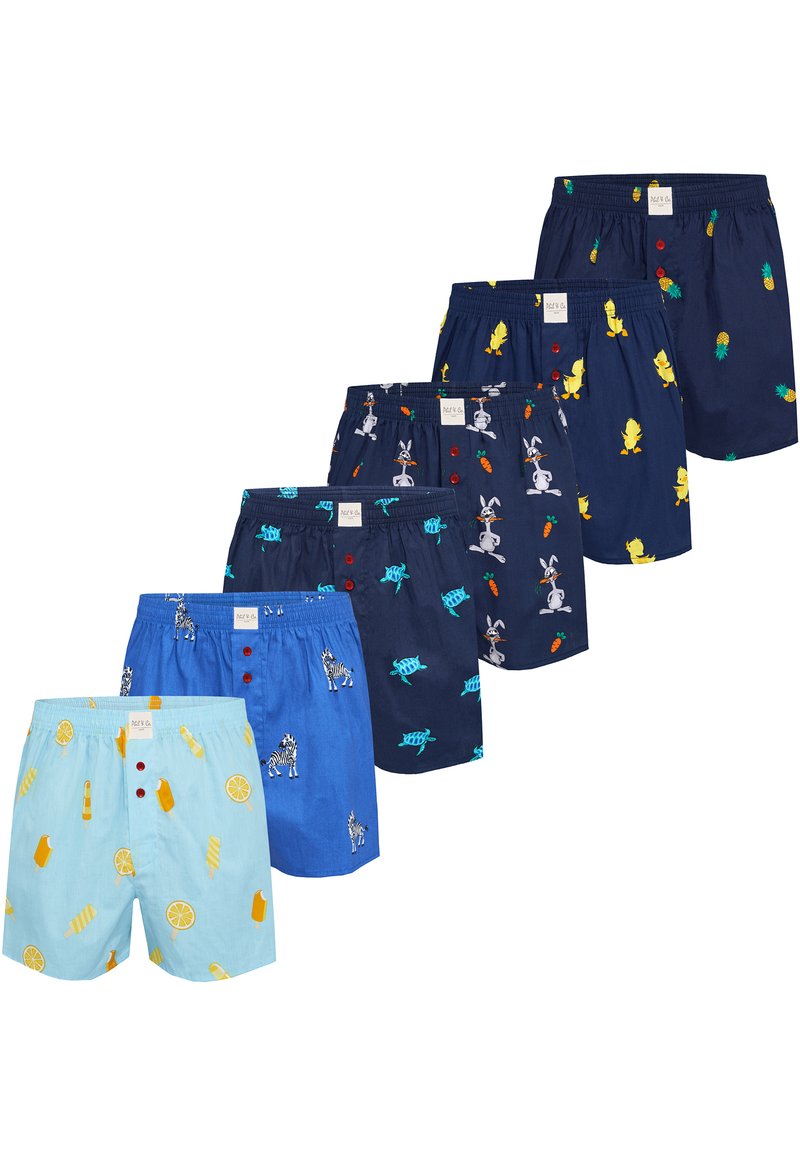 Phil & Co. Berlin 6 PACK PRINTS - Boxer  - mix
