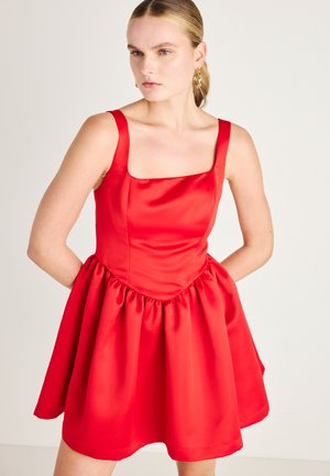 MINI DRESS - Kokteilikleit/peokleit - haute red