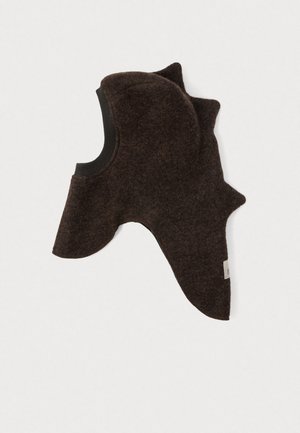 BALACLAVA TRIANGLES UNISEX - Fejkendő - dark brown melange