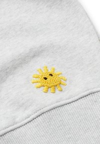 Thinking Mu HERE COMES THE SUN - Mikina - light grey