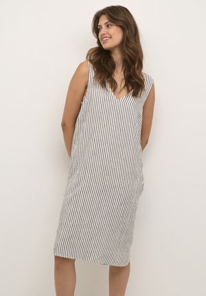 MILLA  - Day dress - chalk black stripe