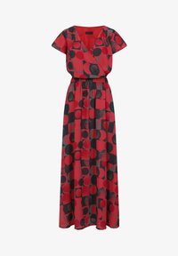 Valitud, coral green circle geo