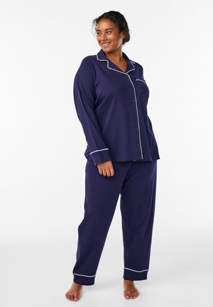 Pyjama bottoms - evening b w white