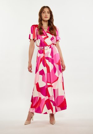 faina Maxikleid - pink mehrfarbig