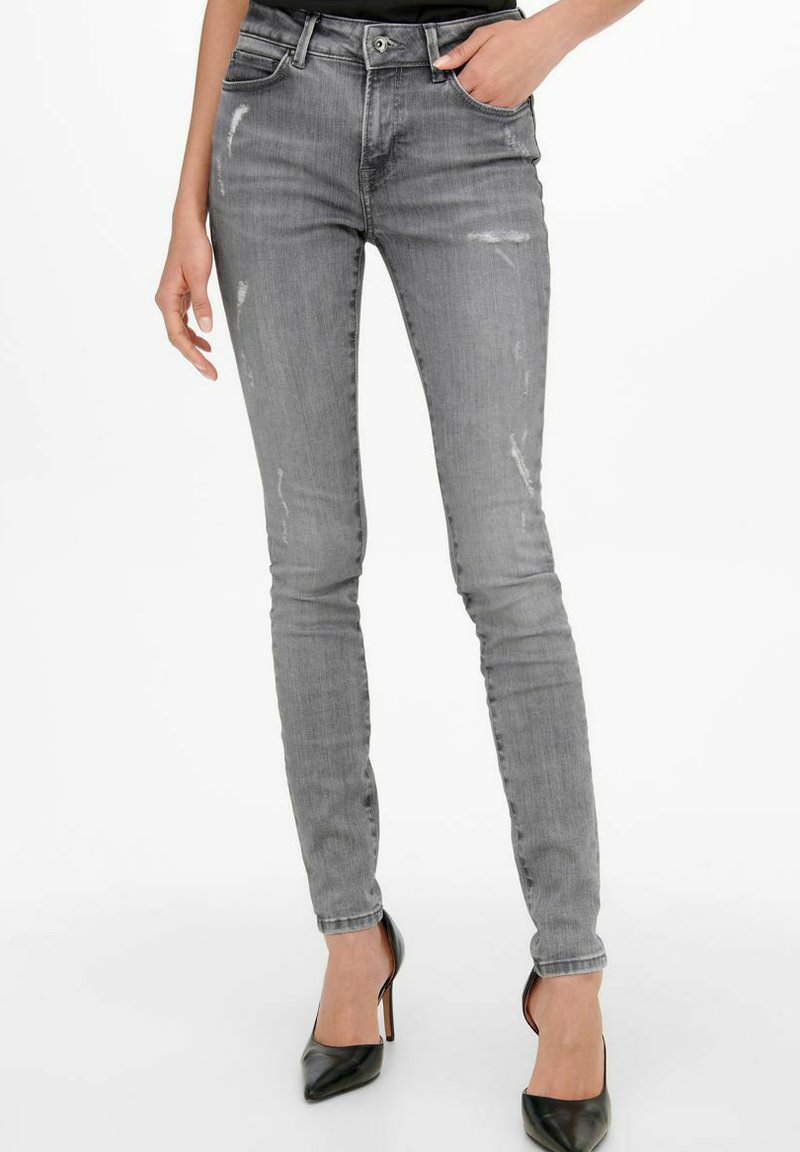 ONLY BLUSH Jeans Slim Fit light grey denim/grey denim Zalando.at