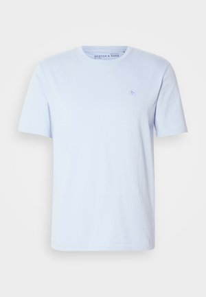 Scotch & Soda SEASONAL CORE REGULAR FIT LOGO - Basic T-shirt - sky blue