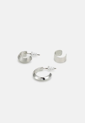 TRIBUS EARRING UNISEX 3 PACK - Pendiente individual - silver-coloured