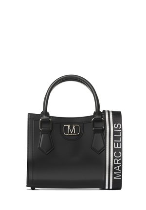Handtas - black and matt silver