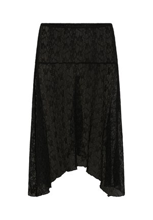 Cream, CRTRISHA LACE SKIRT - Falda acampanada - pitch black