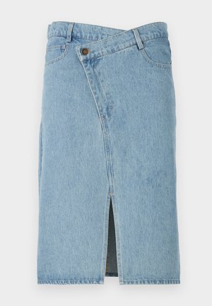 MILES MIDI SKIRT - Jeansskjørt - blue denim