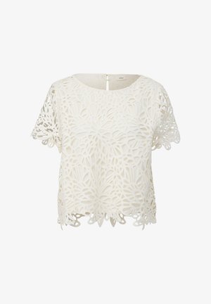 s.Oliver BLACK LABEL VERKÜRZTES - Blouse - creme