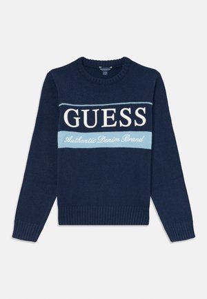 JUNIOR LONG SLEEVE SWEATER - Strikkegenser - secret blue