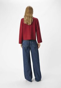 Object OBJREYNARD O-NECK NOOS - Stickad tröja - red dahlia