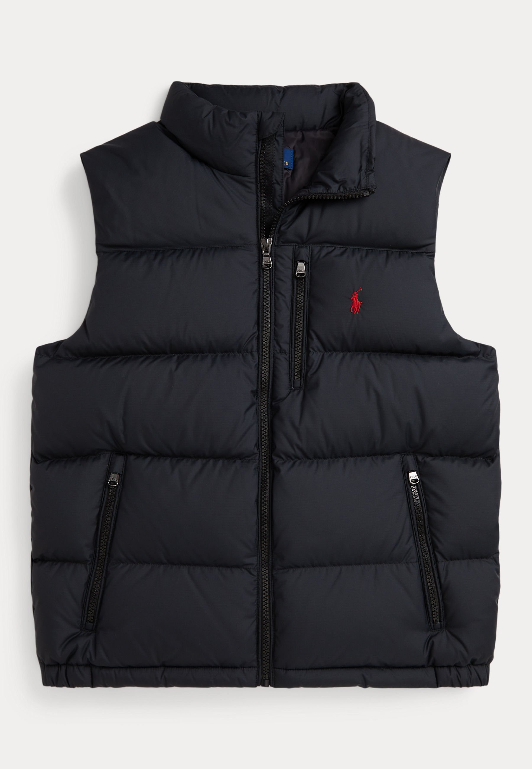 Polo Ralph Lauren QUILTED DOWN GILET - Waistcoat - black - Zalando