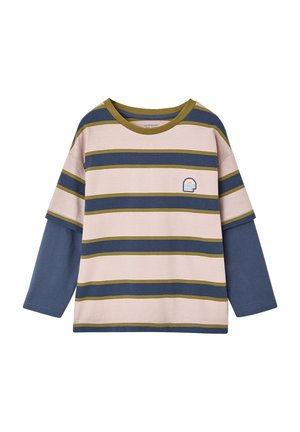 Vertbaudet, VERTBAUDET SHIRT MIT LAGENLOOK JUNGEN, GESTREIFT - Langarmshirt - mittelblau