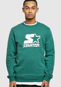 Starter LOGO CREWNECK - Sweatshirt - darkfreshgreen