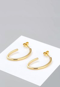 Elli Oval Geo Basic  - Øreringe - gold-coloured